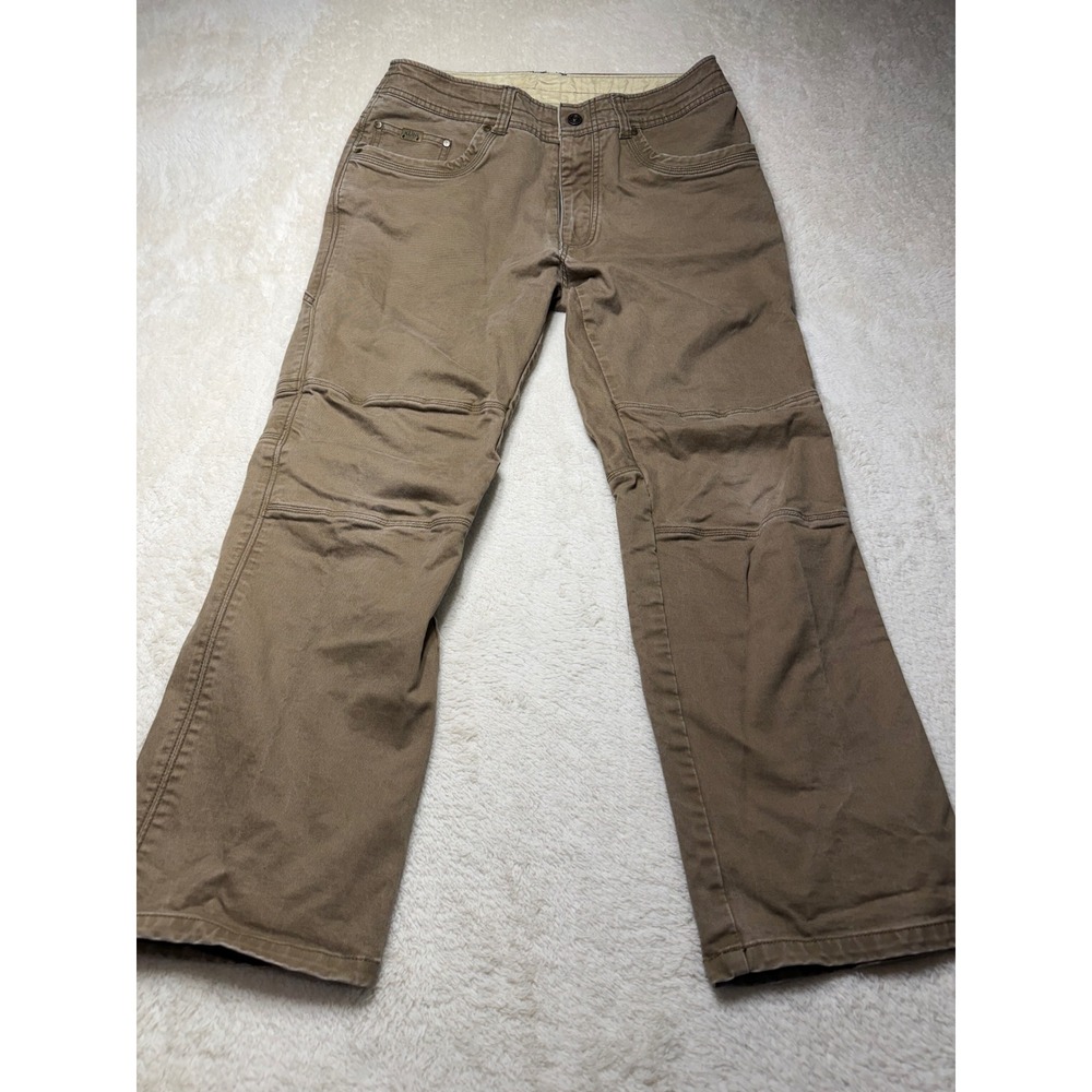 KUHL Rebel Mens 34x30 Brown  Patina Dye Outdoor Work Pants Hunting